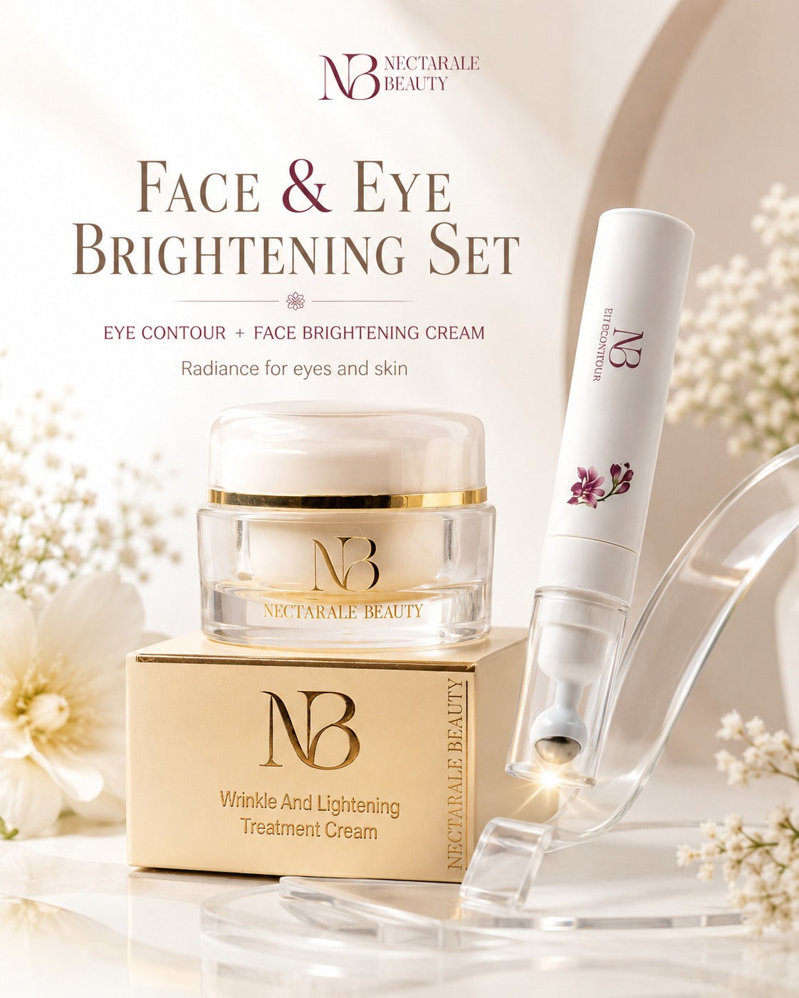 Face & Eye Brightening Set - Radiance for eyes and skin
