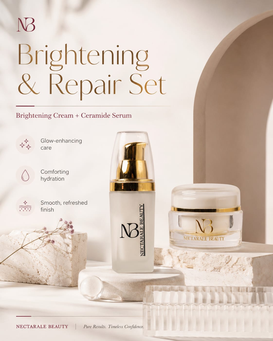 Brightening & Repair Set - Glow-enhancing care
